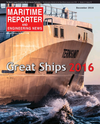 Logo of December 2016 - Maritime Reporter and Engineering News