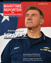 Logo of November 2018 - Maritime Reporter and Engineering News