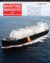 Logo of December 2018 - Maritime Reporter and Engineering News