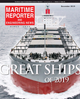 Maritime Reporter Magazine Cover Dec 2019 - Great Ships of 2019