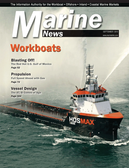 Marine News Magazine Cover Sep 2013 - Workboat Annual