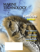 Marine Technology Magazine Cover Jan 2013 - Subsea Vehicle Report: Unmanned Underwater System