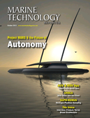 Marine Technology Magazine Cover Oct 2015 - AUV Operations