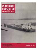 Maritime Reporter Magazine Cover Jan 15, 1974 - 