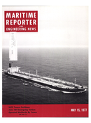Maritime Reporter Magazine Cover May 15, 1977 - 
