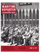 Maritime Reporter Magazine Cover Jun 15, 1977 -