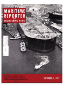 Maritime Reporter Magazine Cover Sep 1977 -
