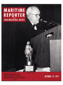 Maritime Reporter Magazine Cover Oct 15, 1977 -