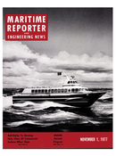 Maritime Reporter Magazine Cover Nov 1977 -