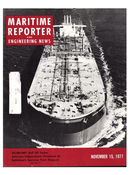 Maritime Reporter Magazine Cover Nov 15, 1977 -