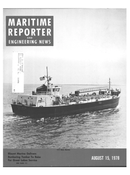 Maritime Reporter Magazine Cover Aug 15, 1978 -