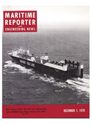 Maritime Reporter Magazine Cover Dec 1978 - 