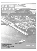 Maritime Reporter Magazine Cover Feb 1980 -