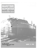Maritime Reporter Magazine Cover Aug 15, 1980 -