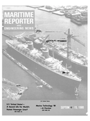 Maritime Reporter Magazine Cover Sep 15, 1980 - 