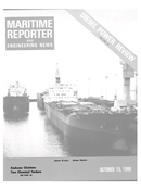 Maritime Reporter Magazine Cover Oct 15, 1980 - 