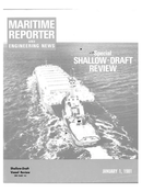 Maritime Reporter Magazine Cover Jan 1981 - 