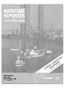 Maritime Reporter Magazine Cover Sep 1981 - 