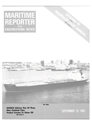 Maritime Reporter Magazine Cover Sep 15, 1981 -