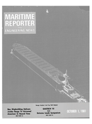 Maritime Reporter Magazine Cover Oct 1981 -