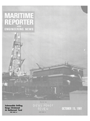 Maritime Reporter Magazine Cover Oct 15, 1981 -