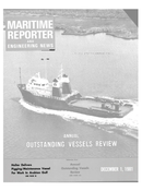 Maritime Reporter Magazine Cover Dec 1981 - 