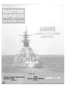 Maritime Reporter Magazine Cover Jan 15, 1983 - 