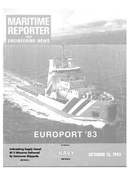 Maritime Reporter Magazine Cover Oct 15, 1983 -