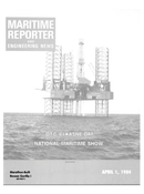 Maritime Reporter Magazine Cover Apr 1984 - 