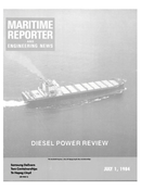 Maritime Reporter Magazine Cover Jul 1984 - 