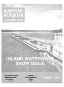 Maritime Reporter Magazine Cover Aug 1984 - 