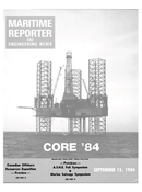Maritime Reporter Magazine Cover Sep 15, 1984 - 