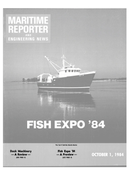 Maritime Reporter Magazine Cover Oct 1984 - 