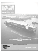 Maritime Reporter Magazine Cover Dec 1984 - 