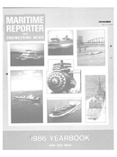 Maritime Reporter Magazine Cover Jun 1986 -