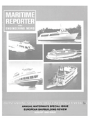 Maritime Reporter Magazine Cover Aug 1988 -