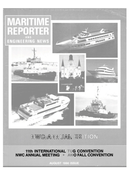 Maritime Reporter Magazine Cover Aug 1990 -
