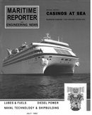 Maritime Reporter Magazine Cover Jul 1992 - 