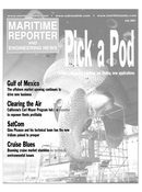 Maritime Reporter Magazine Cover Jul 2001 - 
