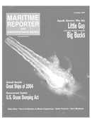 Maritime Reporter Magazine Cover Dec 2004 - Great Ships of 2004