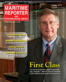 Maritime Reporter Magazine Cover Oct 2015 - Marine Design Annual