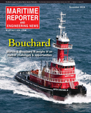 Maritime Reporter Magazine Cover Nov 2016 - Workboat Edition