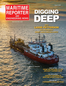 Maritime Reporter Magazine Cover Aug 2020 - The Shipyard Edition
