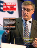 Maritime Reporter Magazine Cover Sep 2021 - The Marine Design Edition