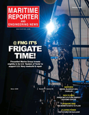 Maritime Reporter Magazine Cover Feb 2022 - Government Shipbuilding
