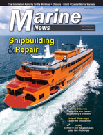Marine News Magazine Cover Sep 2021 - Shipbuilding & Repair
