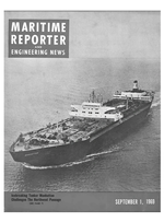 Maritime Reporter Magazine Cover Sep 1969 - 