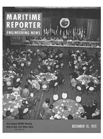 Maritime Reporter Magazine Cover Dec 15, 1973 - 