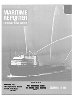 Maritime Reporter Magazine Cover Dec 15, 1981 - 
