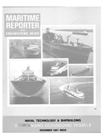 Maritime Reporter Magazine Cover Dec 1987 - 